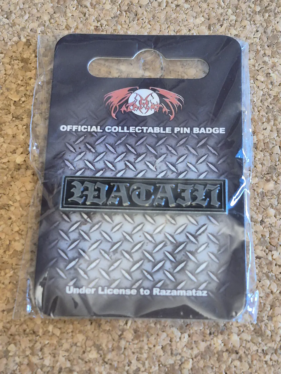 Pin Watain - Logótipo Placa Clássico (Double Clutch) 1