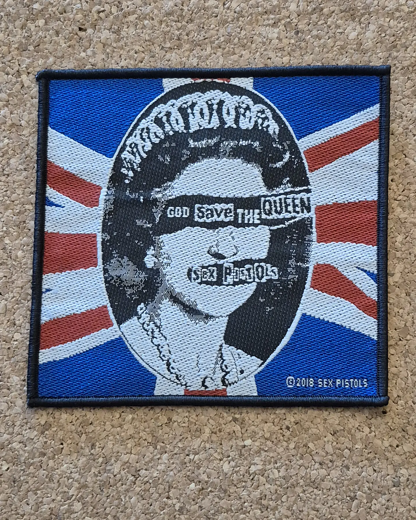 Sex Pistols Patch - God Save The Queen Woven (Sew-on) 1