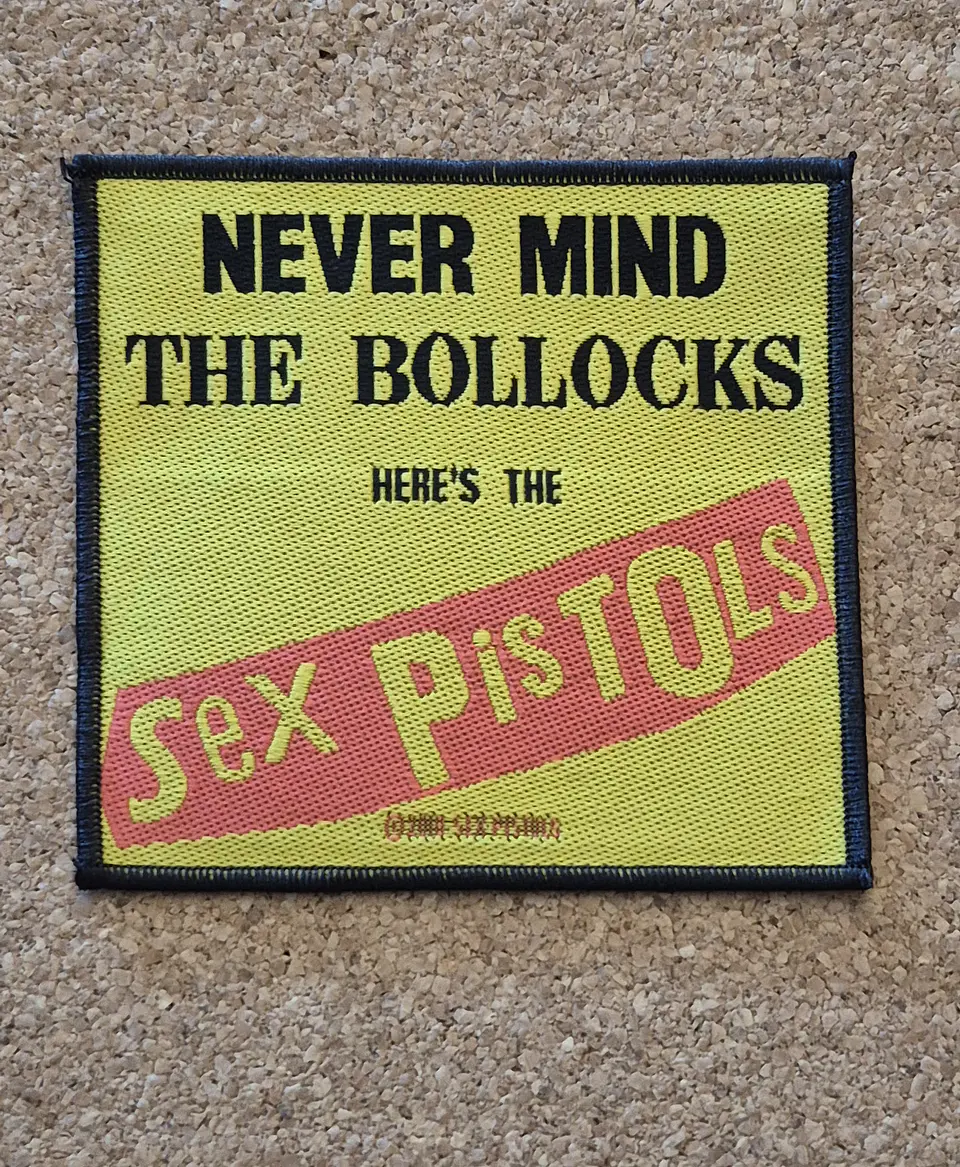 Sex Pistols Patch - Never Mind The Bollocks Woven (Sew-on) 1