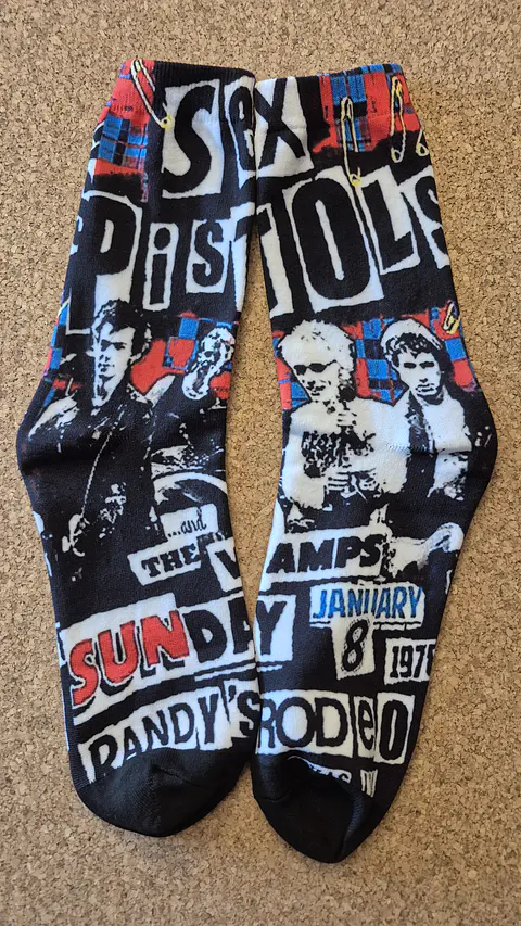 Meias Sex Pistols - Tamanho Único 