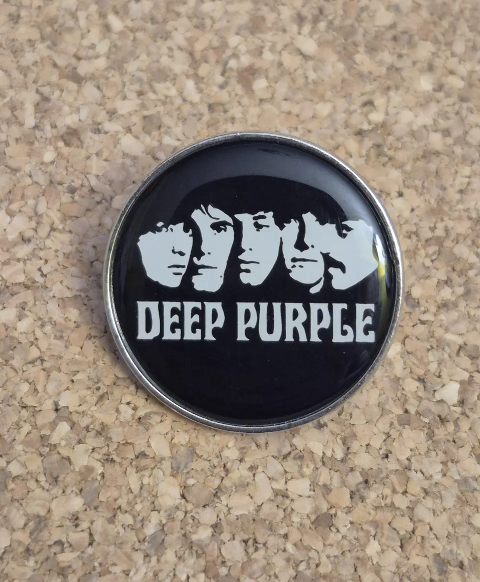Pin Deep Purple (Single Clutch)  1