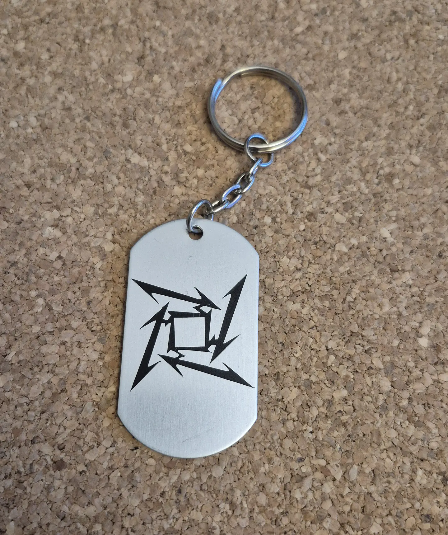 Porta-chaves Dog Tag Metallica - Ninja Star 1