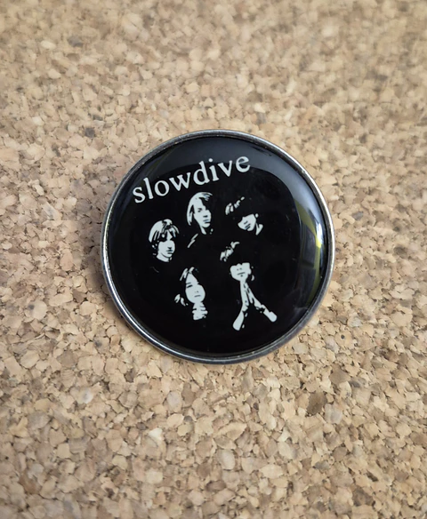 Pin Slowdive - Band Silhouette (Single Clutch)