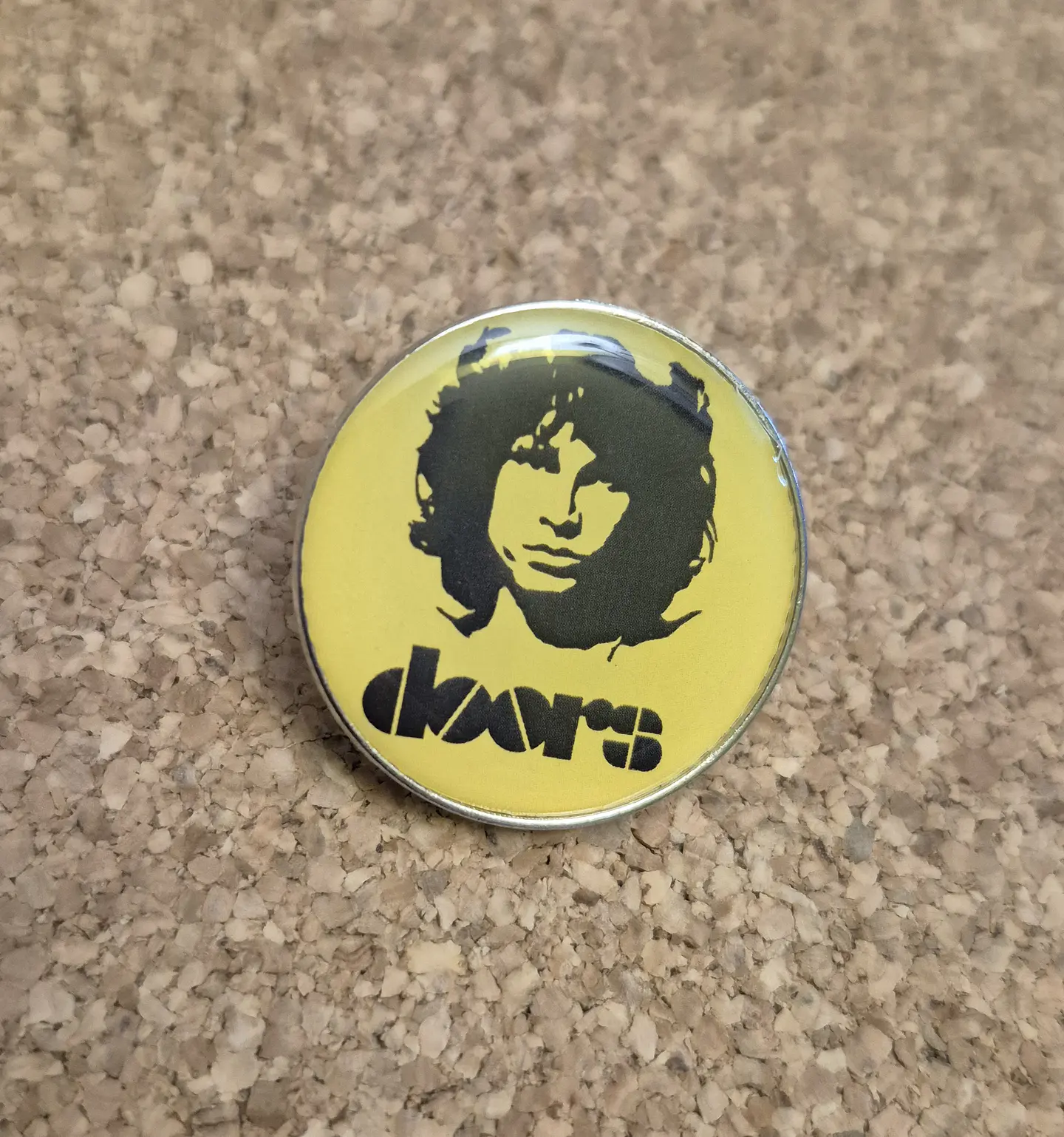 ​Pin The Doors - Jim Morrison Yellow Design (Single Clutch) 1