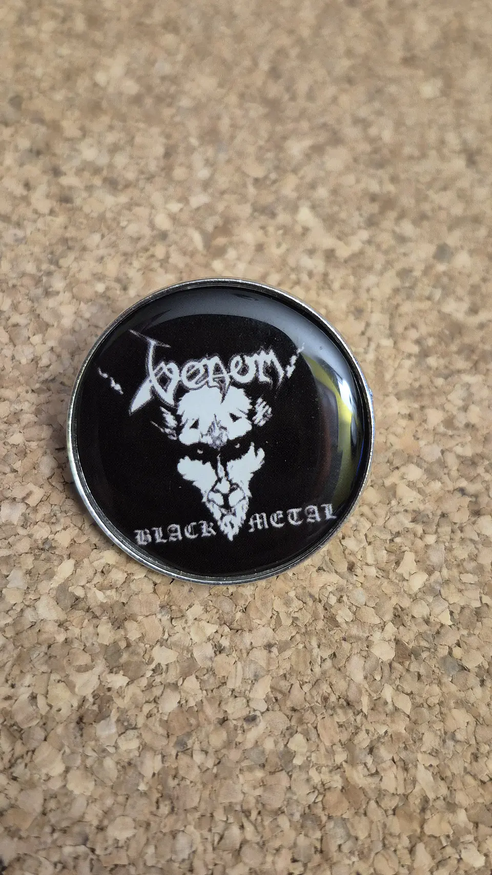 ​Pin Venom - Black Metal Album Cover (Single Clutch) 1
