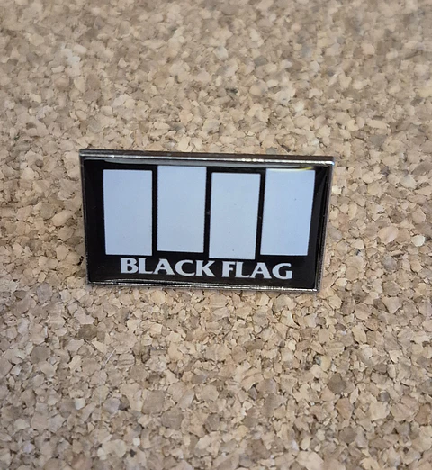 Pin Black Flag - 2 Modelos (Single Clutch)