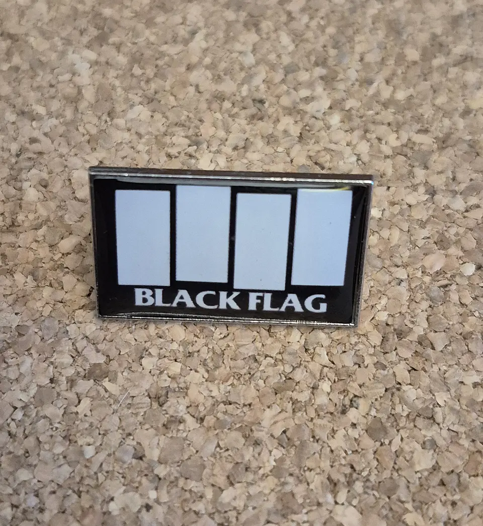 Pin Black Flag - 2 Modelos (Single Clutch) 2