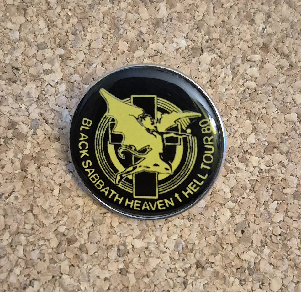 Pin Black Sabbath - 4 Modelos (Single Clutch) 3