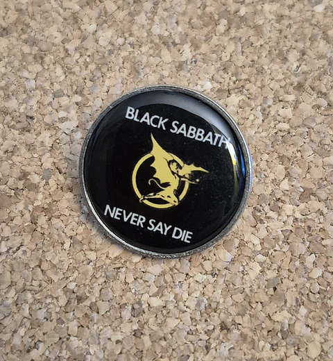 Pin Black Sabbath - 4 Modelos (Single Clutch)