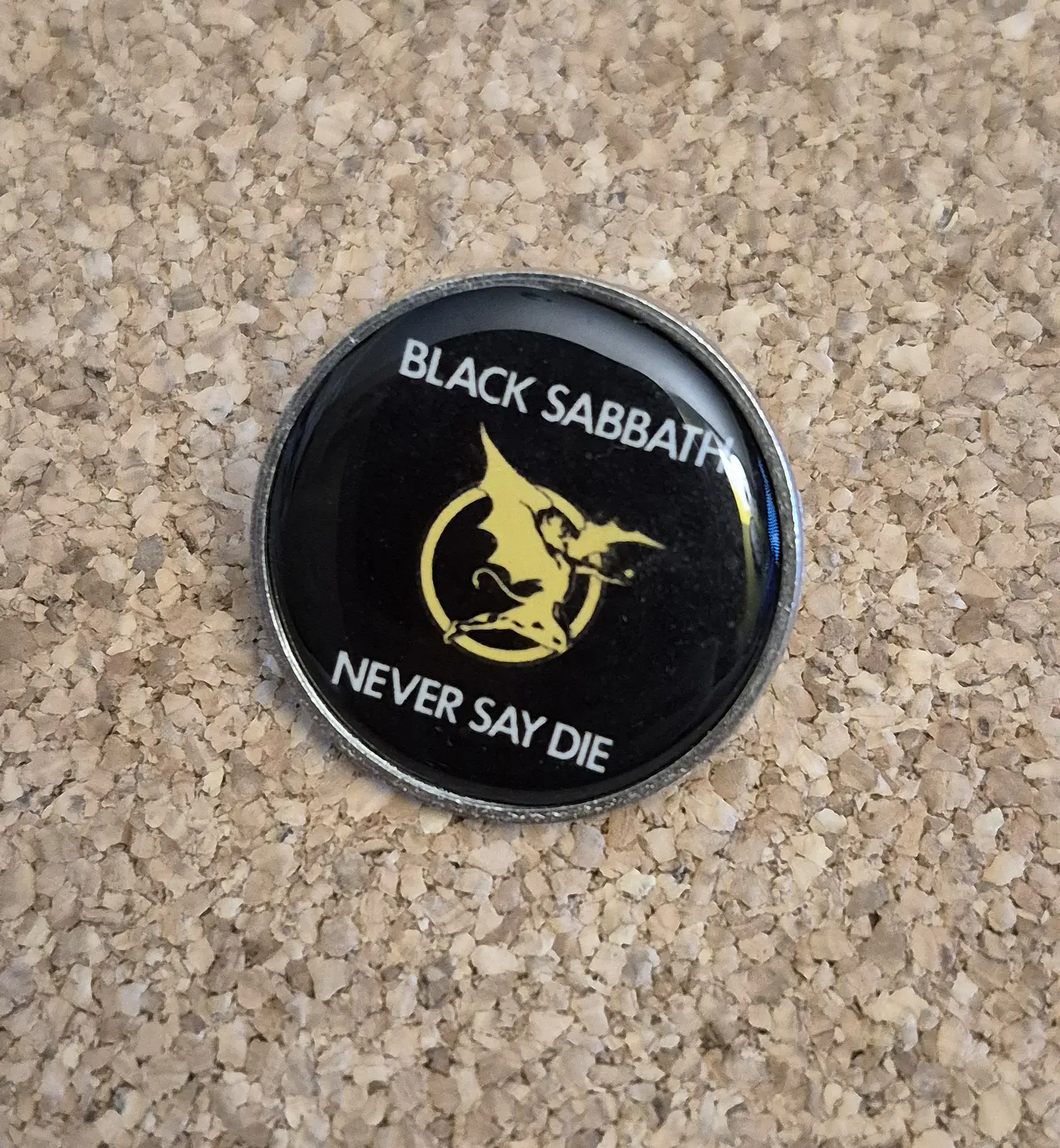 Pin Black Sabbath - 4 Modelos (Single Clutch) 2
