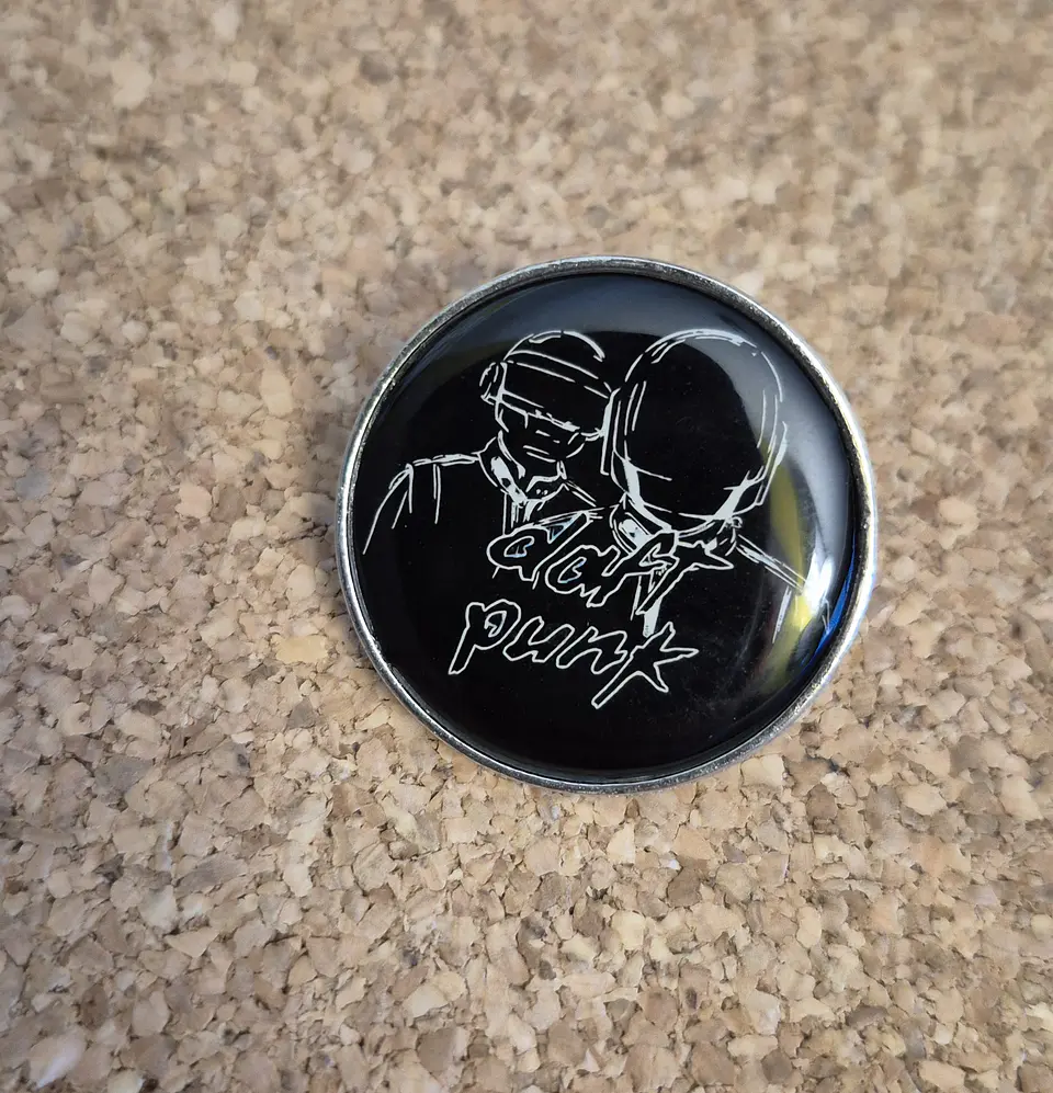 Pin Daft Punk - 2 Modelos (Single Clutch) 2