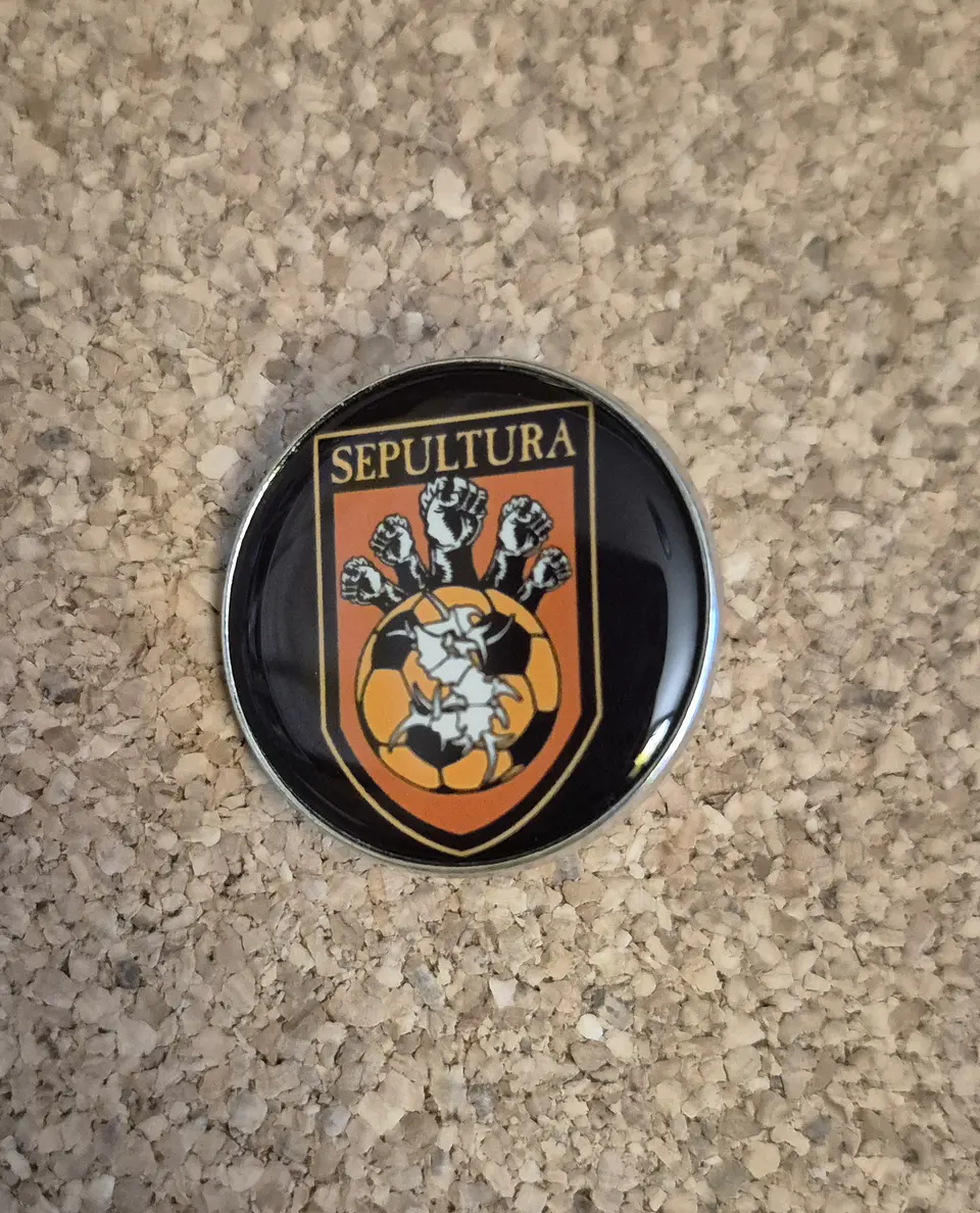 Pin Sepultura - 4 Modelos (Single Clutch) 3