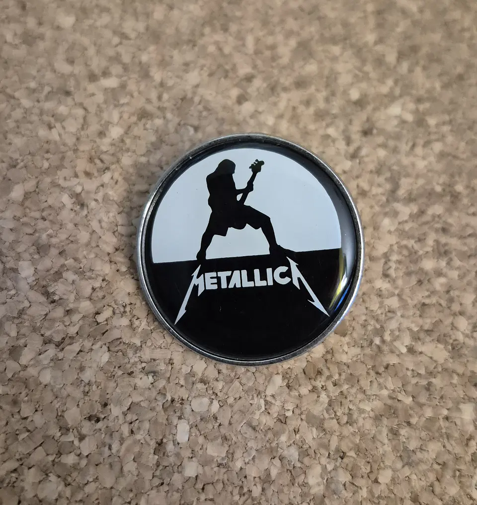 Pin Metallica - 6 Modelos (Single Clutch) 3