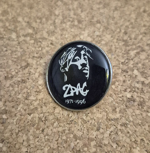 Pin Tupac - 3 Modelos - Desde 5€ (Single Clutch)