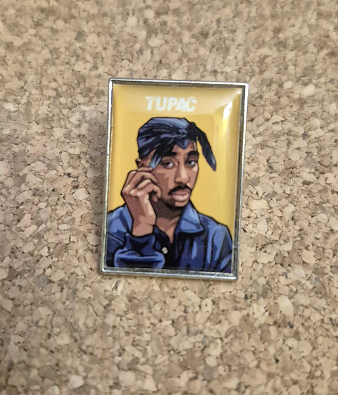 Pin Tupac - 3 Modelos - Desde 5€ (Single Clutch)