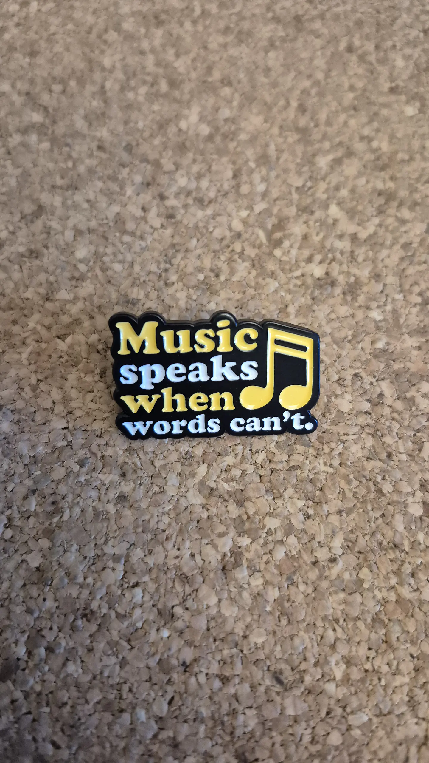 ​Pin Música e Frases Inspiradoras - 2 Modelos (Single Clutch) 2
