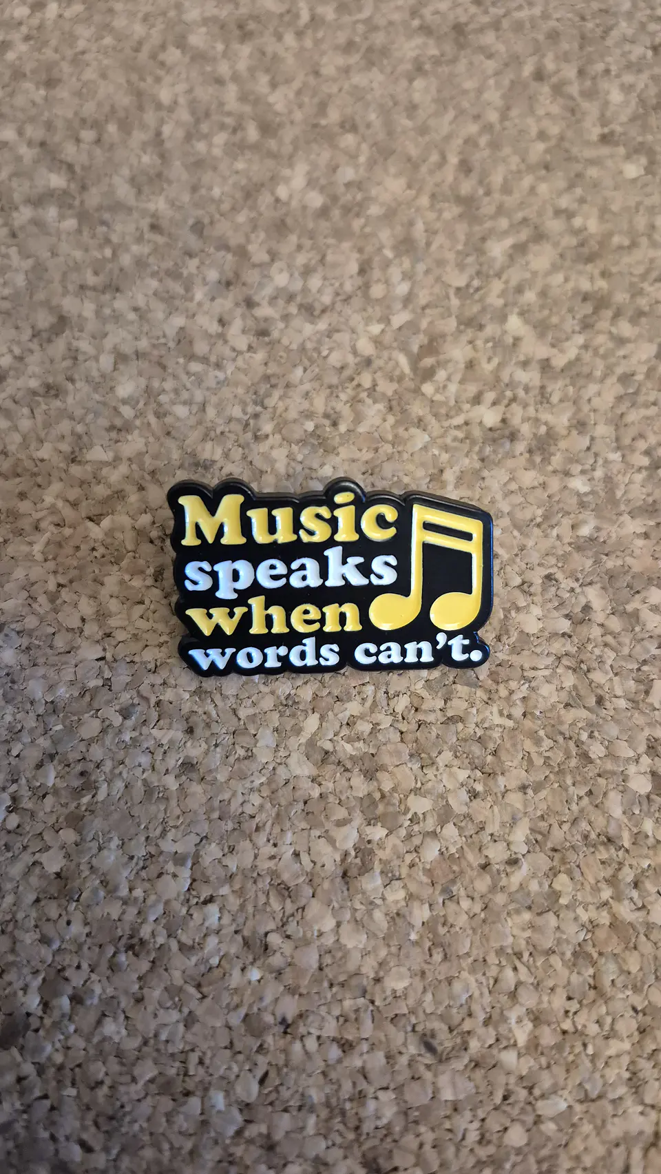 ​Pin Música e Frases Inspiradoras - 2 Modelos (Single Clutch) 2