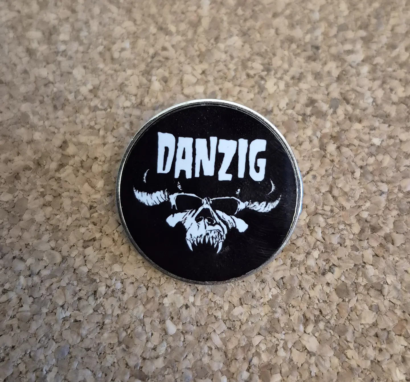 Pin Danzig - Iconic Skull Logo (Single Clutch) 1