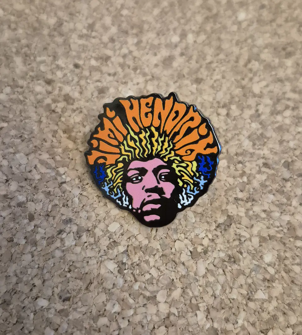Pin Jimi Hendrix - Edição Psicadélica (Single Clutch) 1