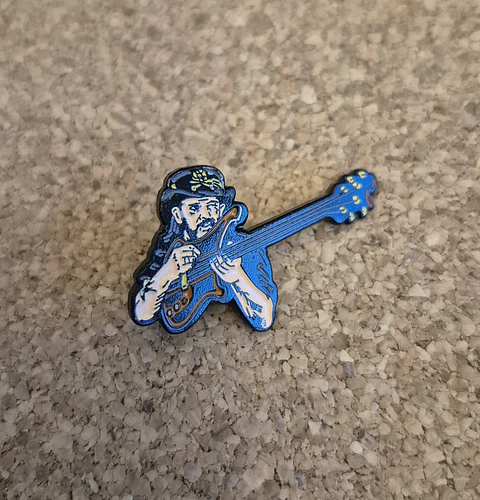 Pin Lemmy Kilmister Motörhead - 2 Modelos (Single Clutch)