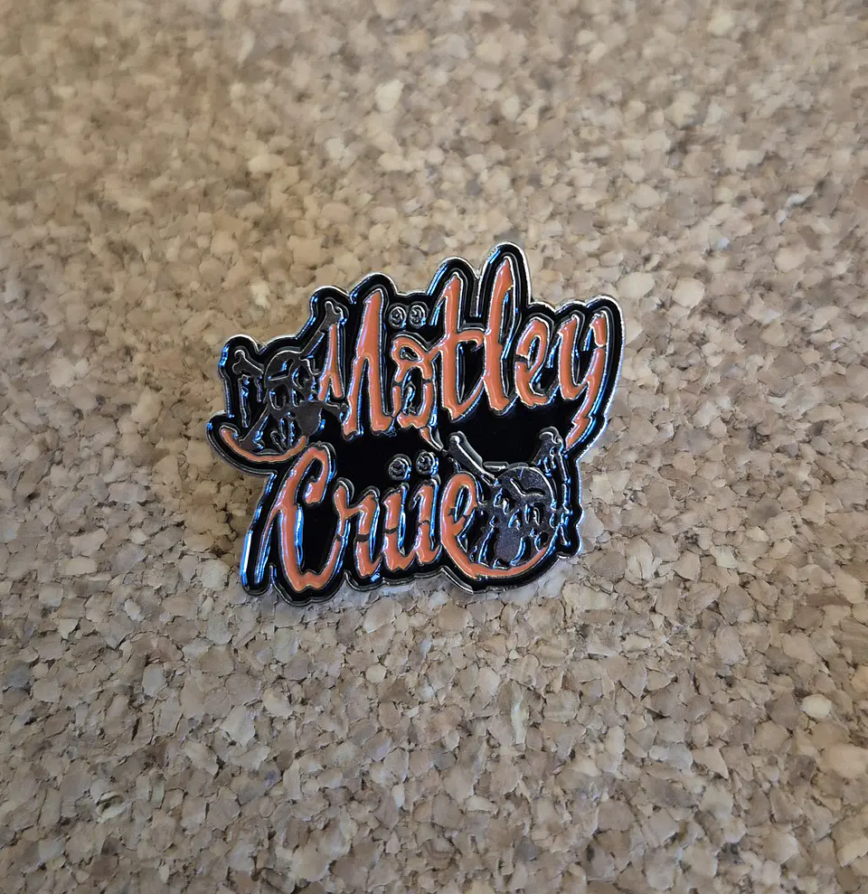 Pin Mötley Crüe - 2 Modelos (Single Clutch) 2