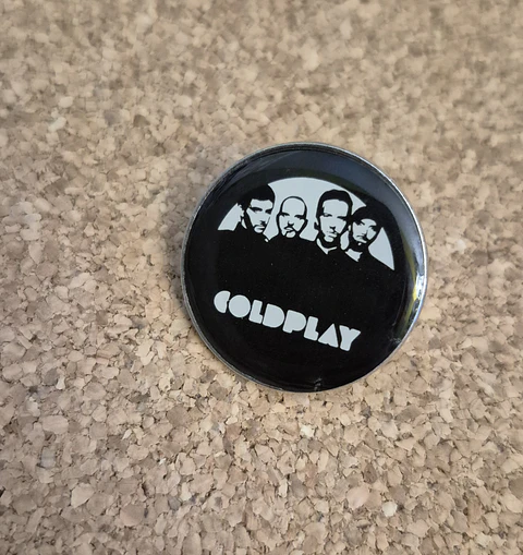 Pin Coldplay - 2 Modelos - Desde 5€ (Single Clutch)