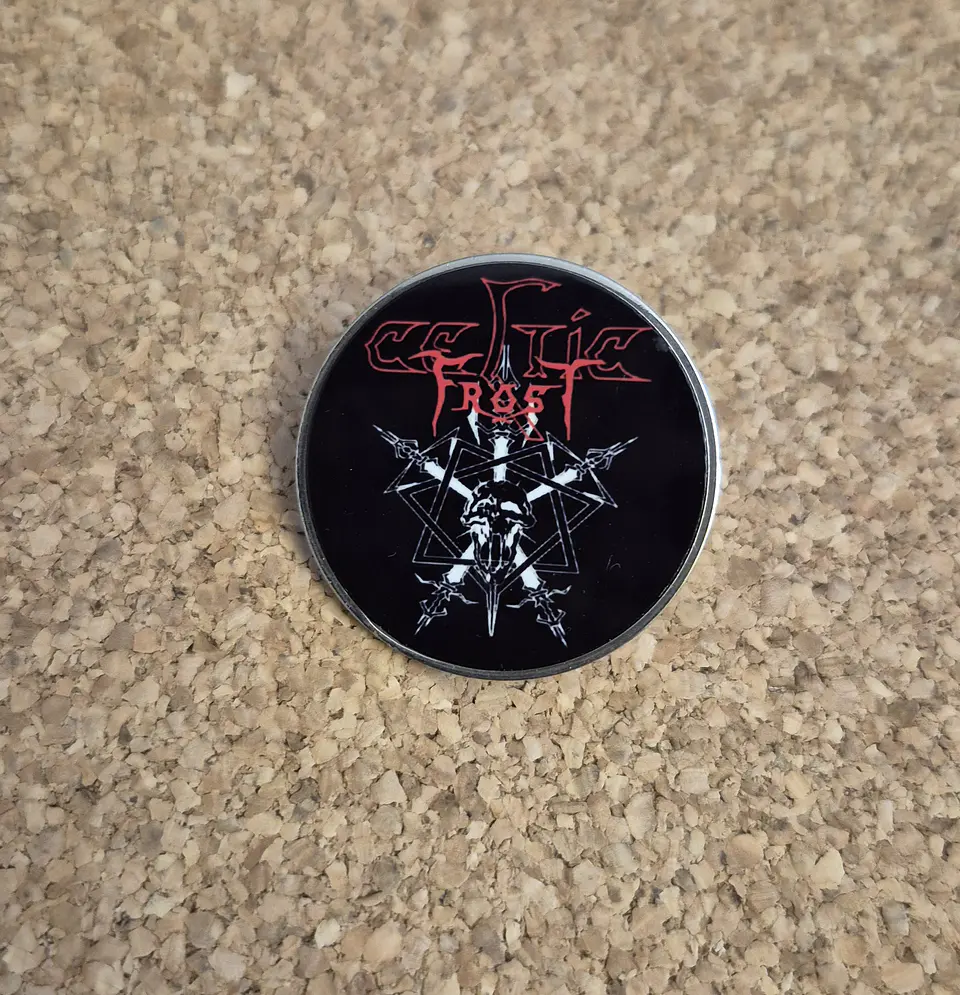 ​Pin Celtic Frost - Logo & Sigil (Single Clutch) 1