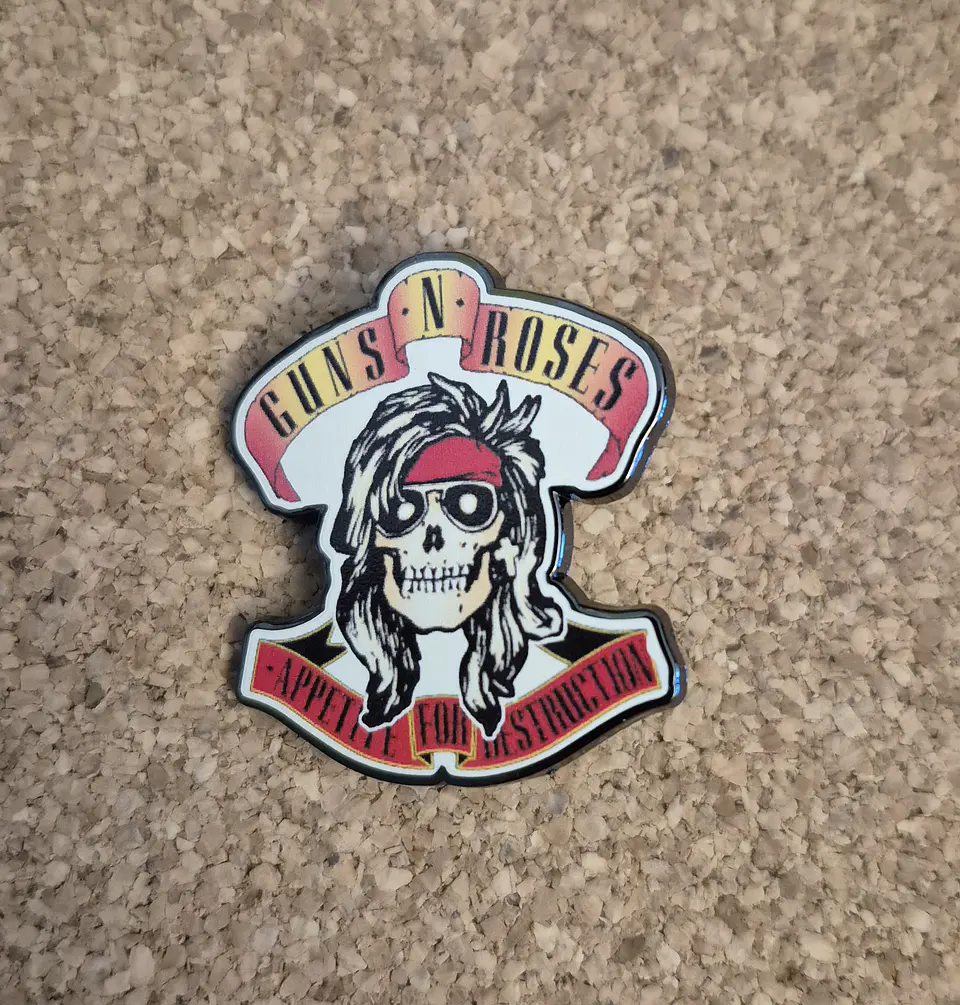 Pin Guns N' Roses - 2 Modelos (Double Clutch) 1