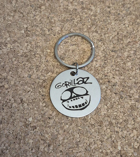 ​Porta-chaves Gorillaz - "Logo & Skull"