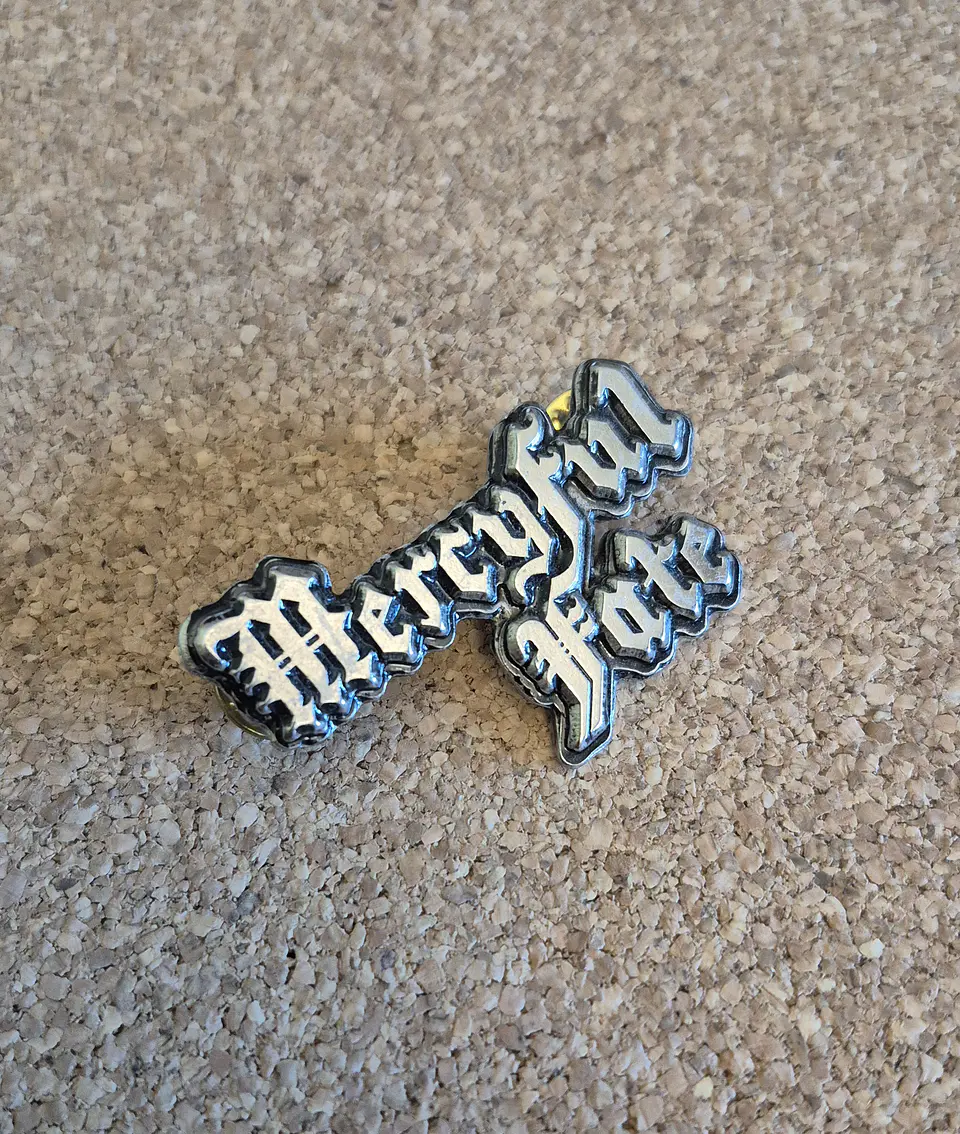Pin Mercyful Fate - Classic Logo (Double Clutch) 1