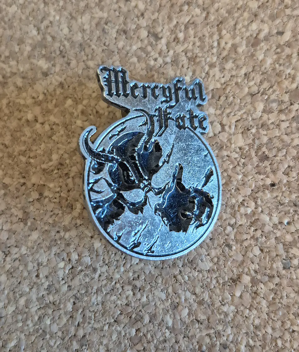 Pin Mercyful Fate - Art Round (Double Clutch)  2