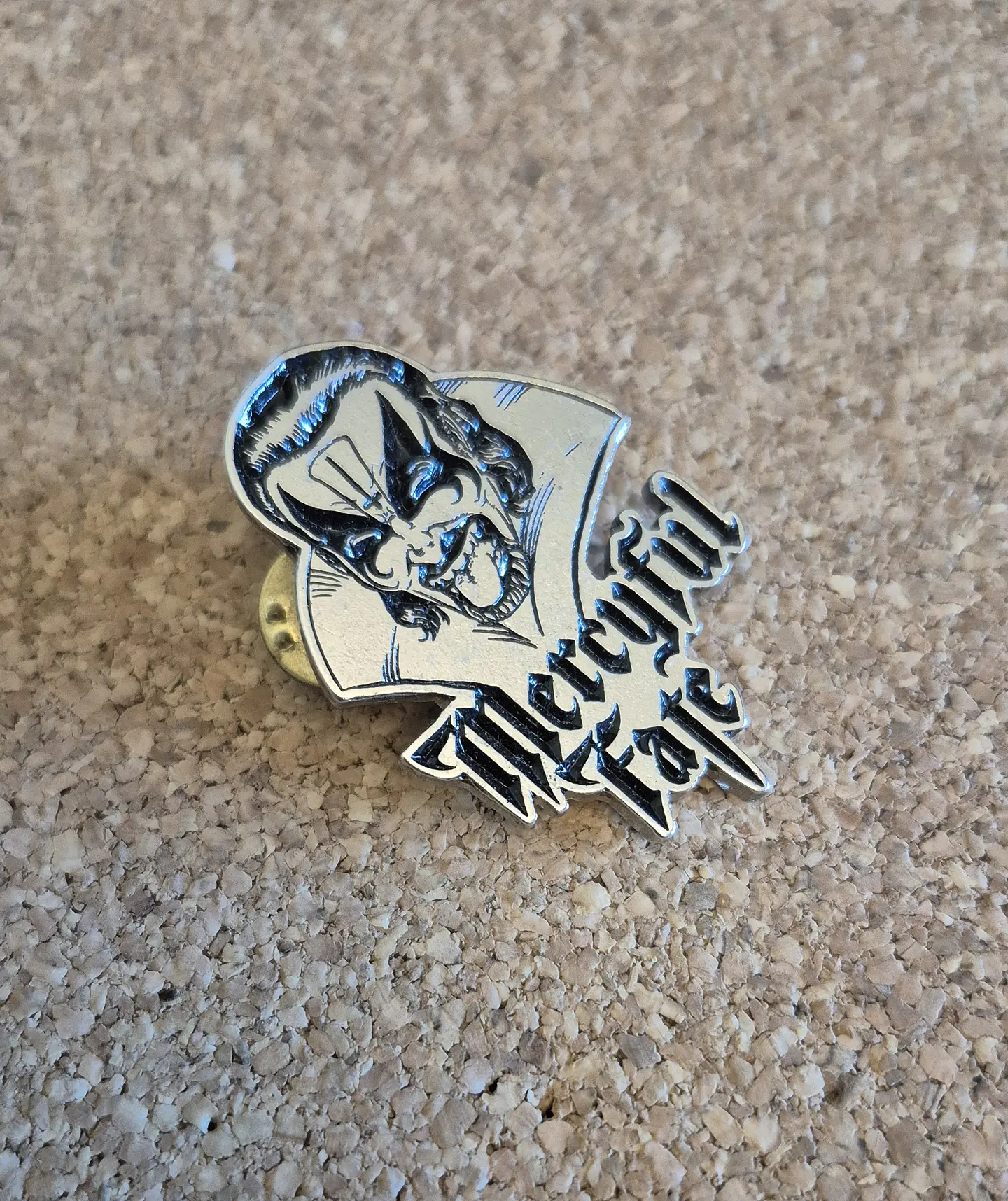 Pin Mercyful Fate - King Diamond Portrait (Double Clutch) 1