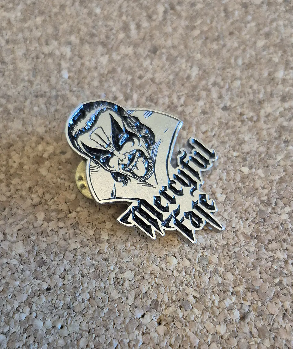 Pin Mercyful Fate - King Diamond Portrait (Double Clutch) 1