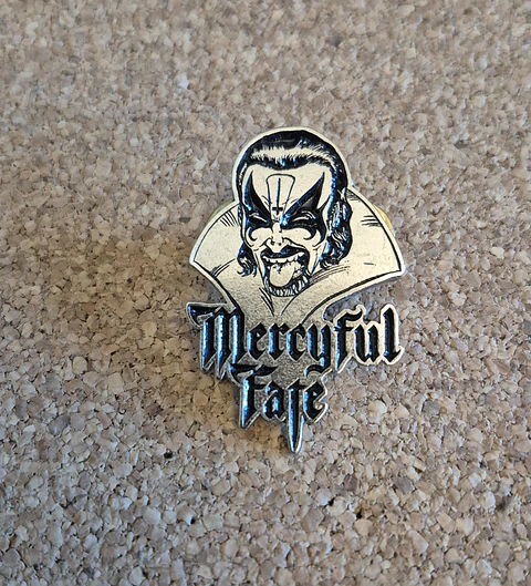 Pin Mercyful Fate - King Diamond Portrait (Double Clutch)