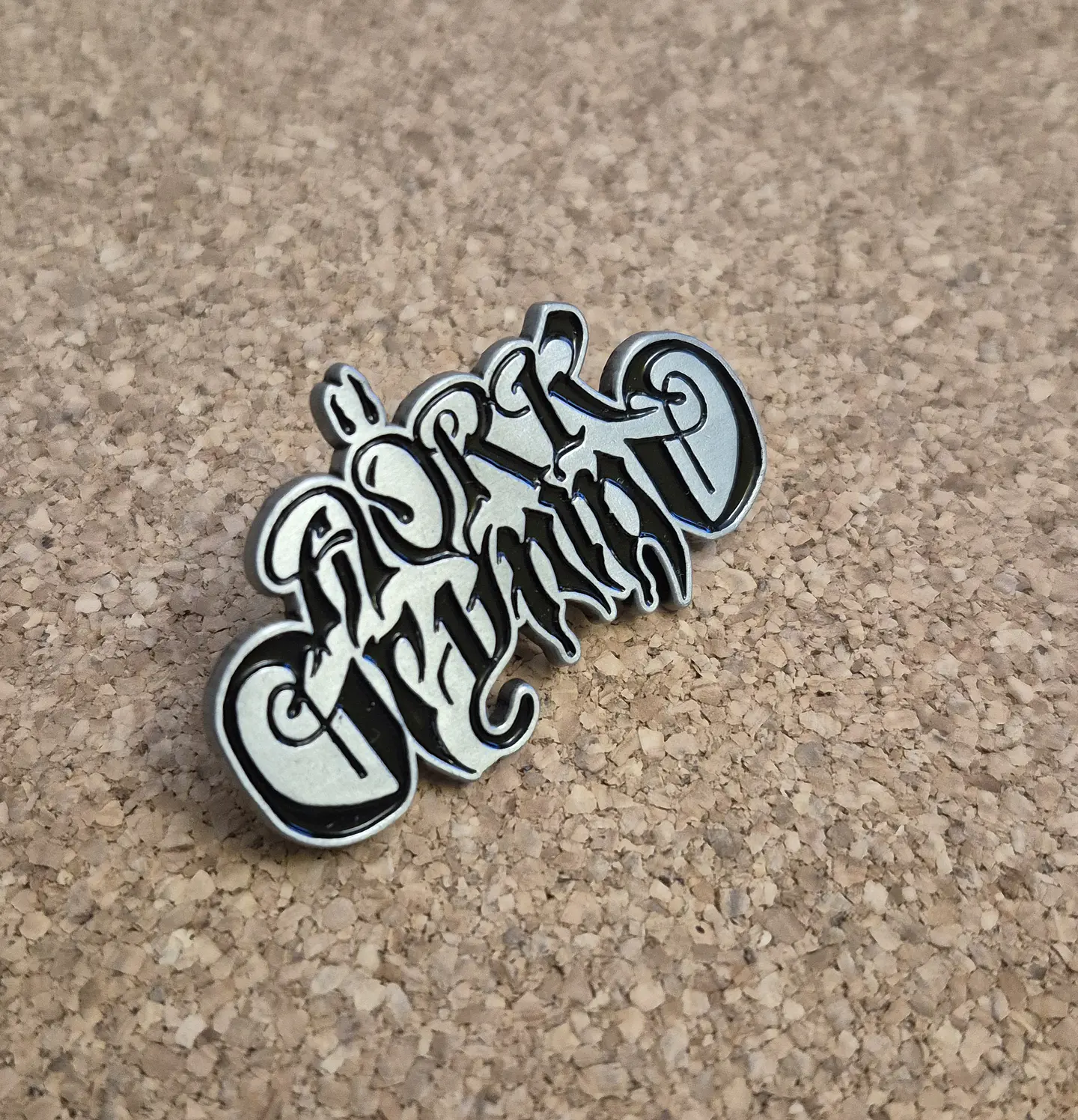Pin Mork Gryning - Logo (Double Clutch)  1
