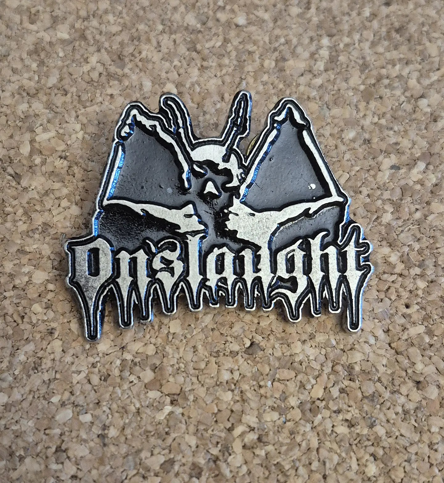Pin Onslaught - Killing Peace Logo (Double Clutch) 1