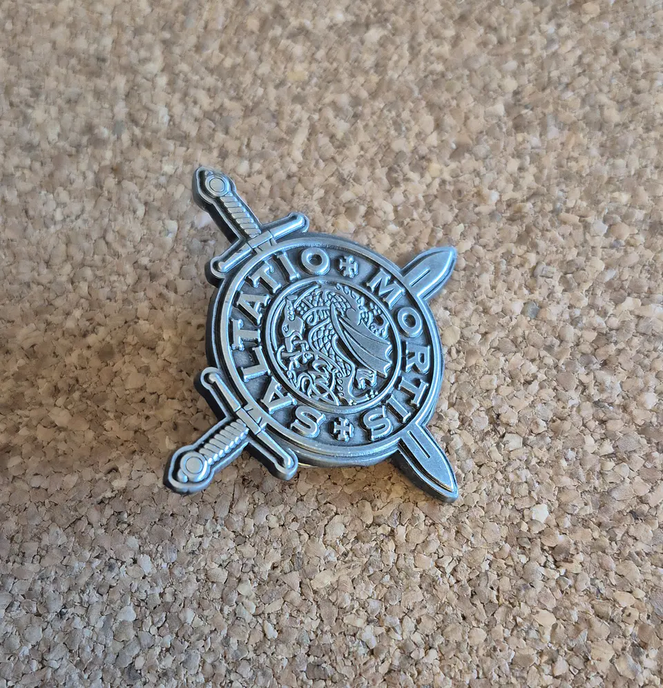 Pin Saltatio Mortis - Medieval Shield (Double Clutch)  1