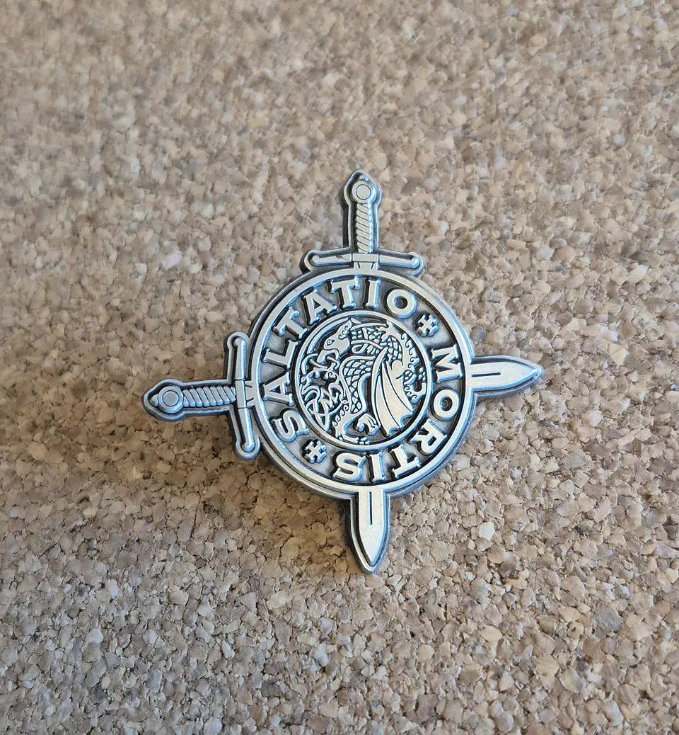 Pin Saltatio Mortis - Medieval Shield (Double Clutch)  2