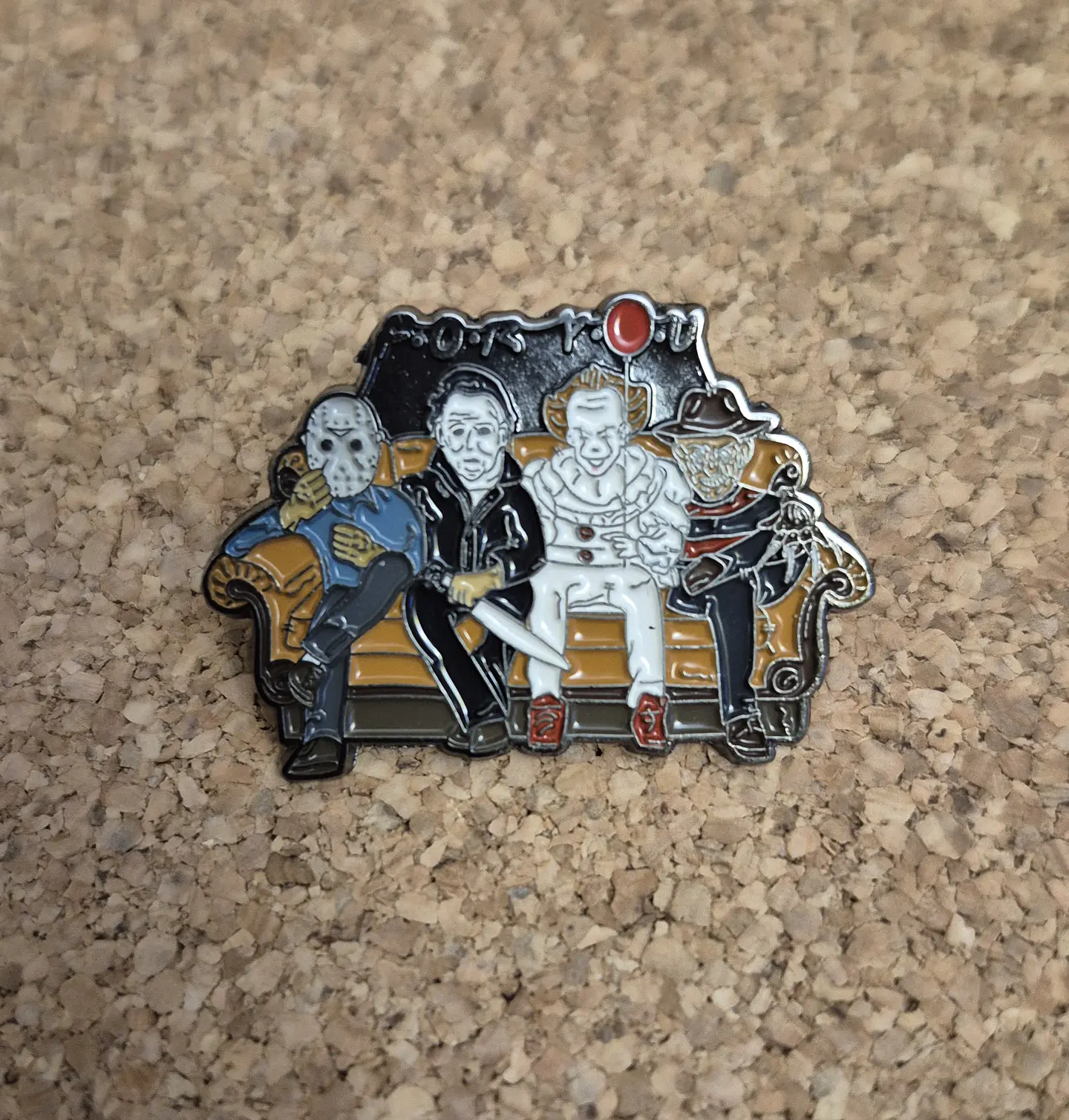 ​Pin Coleção: Lendas do Terror (Horror Icons) - 5 Modelos (Single/Double Clutch) 3