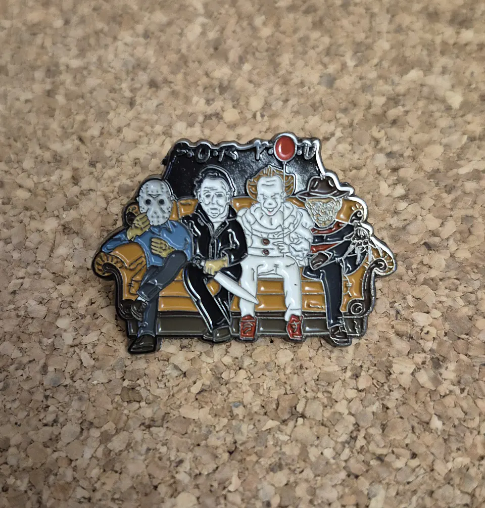 ​Pin Coleção: Lendas do Terror (Horror Icons) - 5 Modelos (Single/Double Clutch) 3