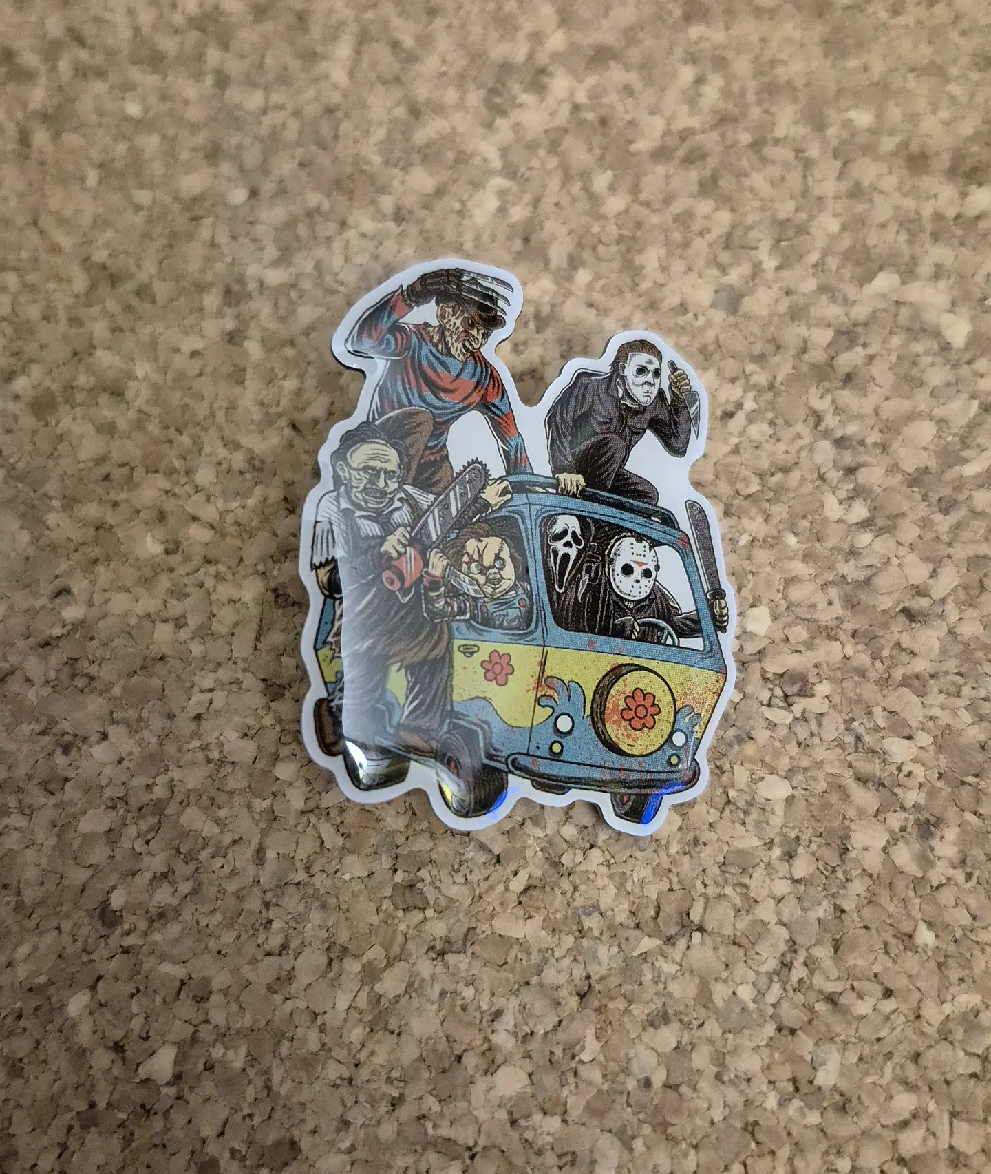 ​Pin Coleção: Lendas do Terror (Horror Icons) - 5 Modelos (Single/Double Clutch) 4