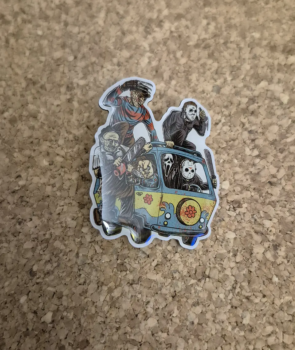 ​Pin Coleção: Lendas do Terror (Horror Icons) - 5 Modelos (Single/Double Clutch) 4