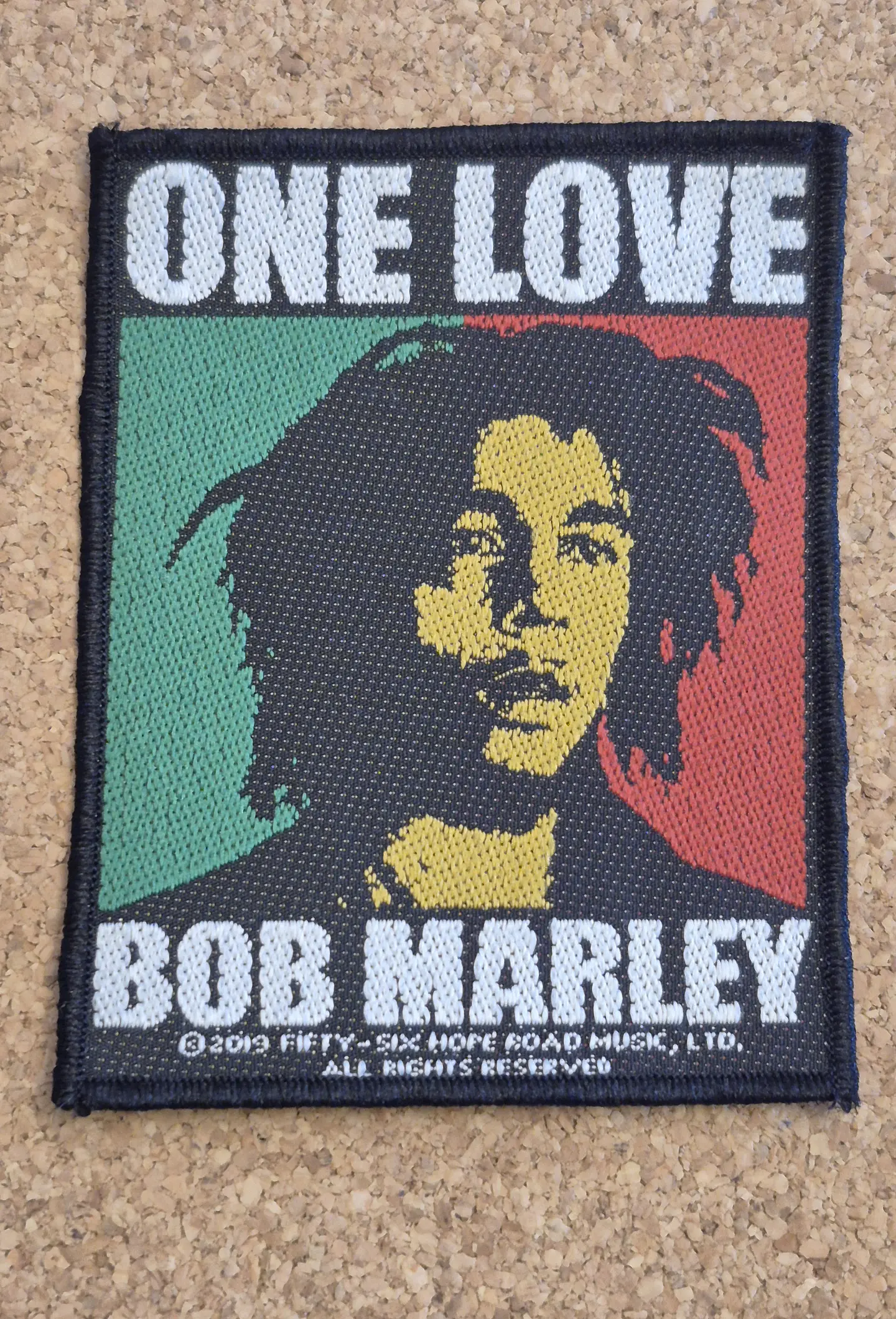 Bob Marley Patch - Woven (Sew-on)  1