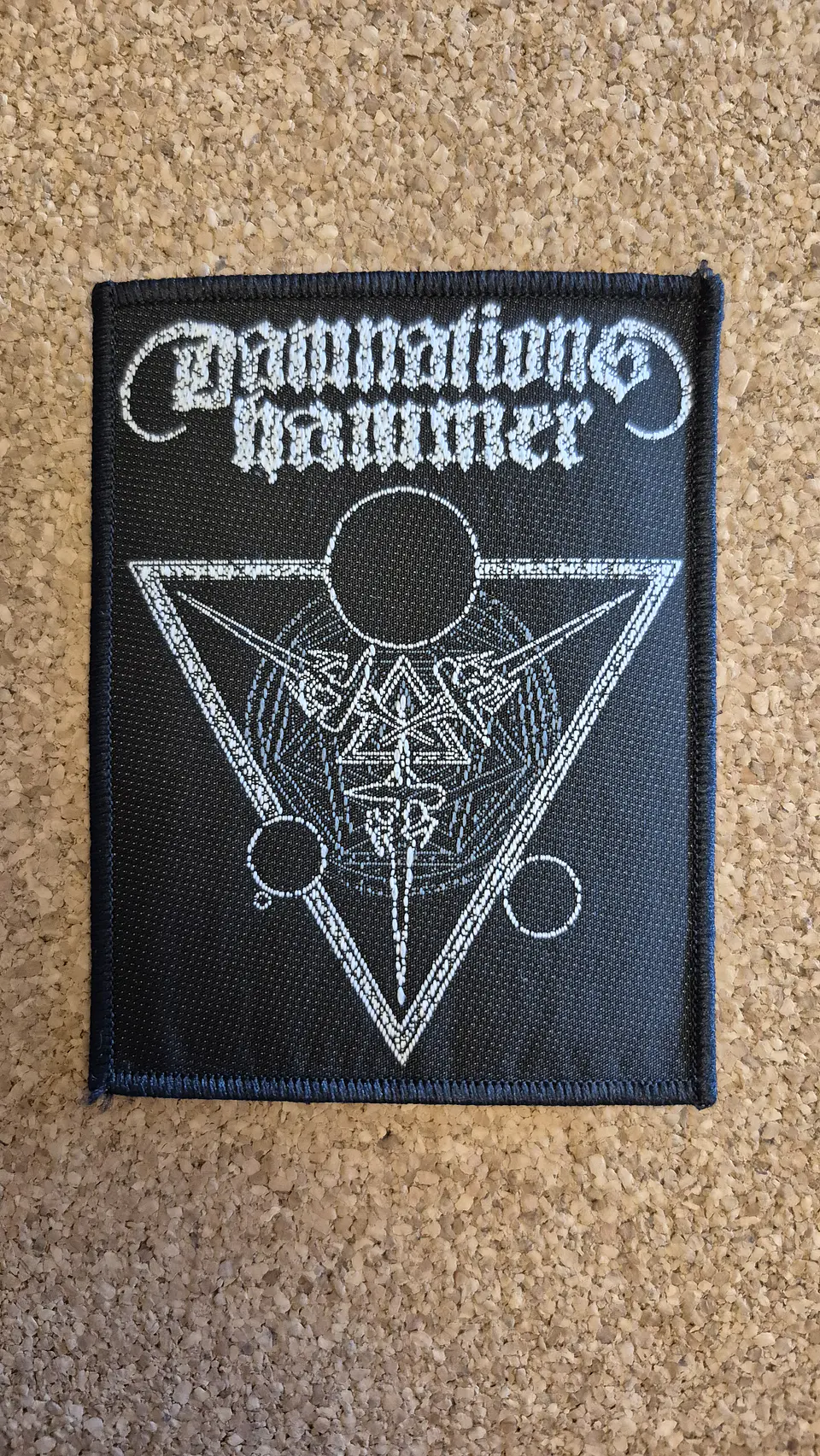 Damnation's Hammer Patch - Woven (Sew-on) 1
