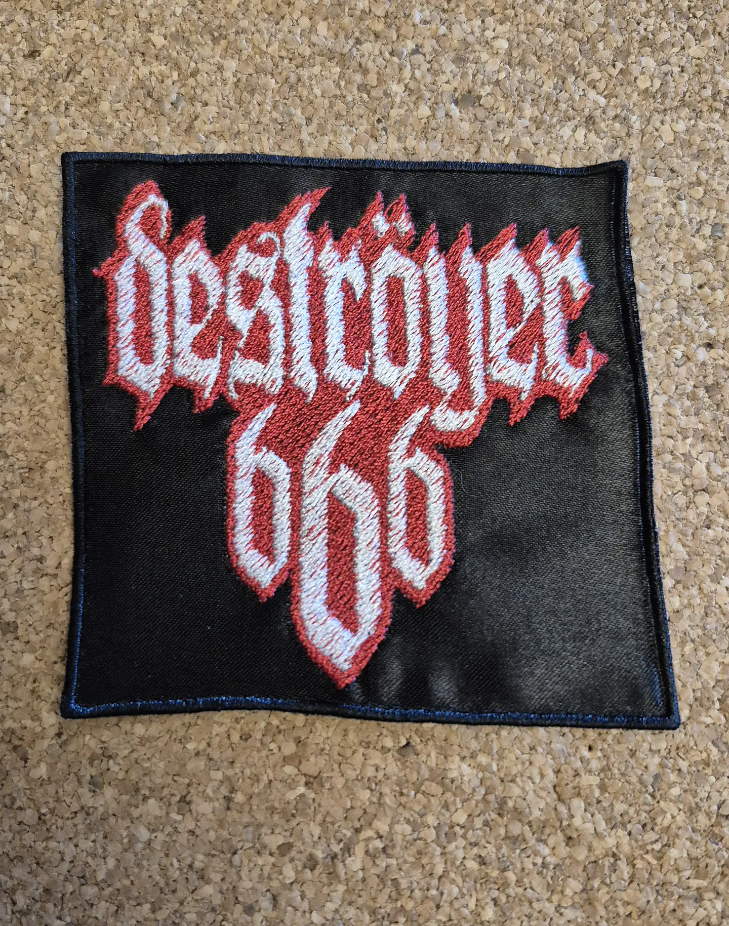 Deströyer 666 Patch - Embroidered (Sew-on) 1