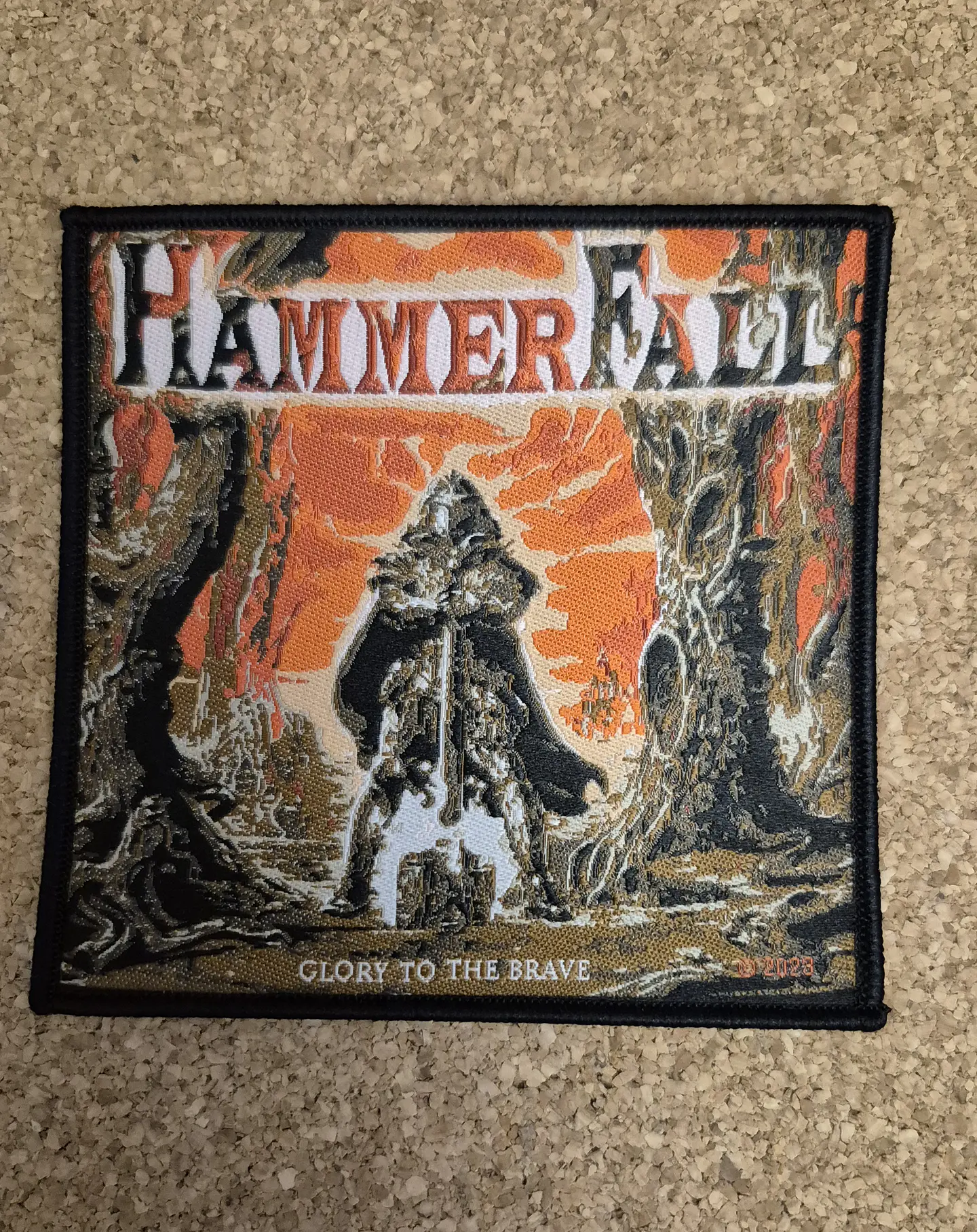 Hammerfall Patch - Woven (Sew-on) 1