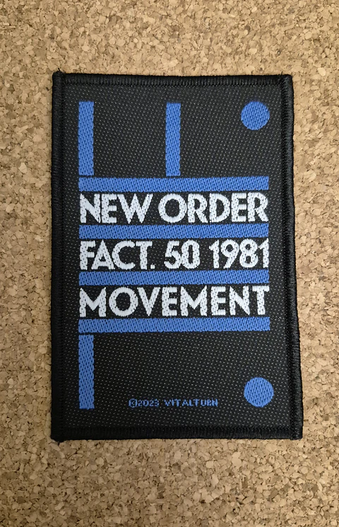 New Order Patch - Woven (Sew-on) 