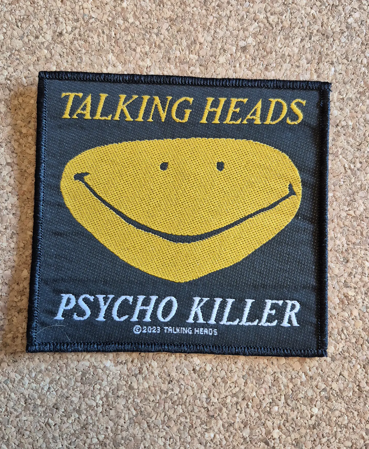 Talking Heads Patch - Woven (Sew-on) 1