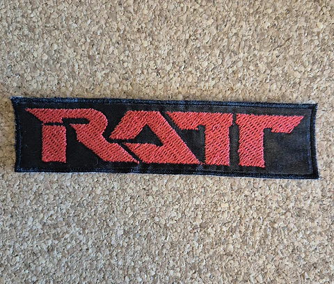 Ratt Patch - Embroidered 2 Modelos (Desde 7€)