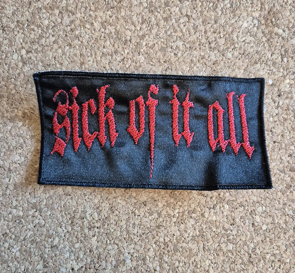 Sick of it All Patch - Embroidered (Sew-on) 1